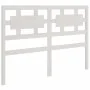 Weißer Massivholzbettrahmen 140x190 cm von vidaXL, Betten und Lattenroste - Ref: Foro24-3105646, Preis: 127,06 €, Rabatt: %