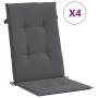 Reclining garden chairs and cushions 4 pcs solid teak wood by vidaXL, Garden chairs - Ref: Foro24-3196463, Price: 656,32 €, D...