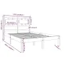 Estructura de cama madera maciza de pino 120x200 cm de vidaXL, Camas y somieres - Ref: Foro24-3105660, Precio: 112,74 €, Desc...