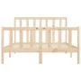 Solid wood bed frame 160x200 cm by vidaXL, Beds and slatted bases - Ref: Foro24-3106843, Price: 127,97 €, Discount: %