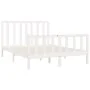 Estructura de cama madera maciza blanca 120x200 cm de vidaXL, Camas y somieres - Ref: Foro24-3106829, Precio: 126,38 €, Descu...