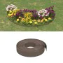 Garden borders 2 units brown polyethylene 10 m 10 cm by vidaXL, Garden edging and edging - Ref: Foro24-3155436, Price: 38,37 ...