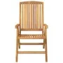 Reclining garden chairs and cushions 6 pcs solid teak wood by vidaXL, Garden chairs - Ref: Foro24-3196493, Price: 1,00 €, Dis...