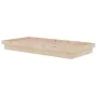 Solid wood bed frame 90x190 cm by vidaXL, Beds and slatted bases - Ref: Foro24-819937, Price: 125,65 €, Discount: %