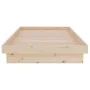 Solid wood bed frame 90x190 cm by vidaXL, Beds and slatted bases - Ref: Foro24-819937, Price: 125,65 €, Discount: %