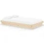 Solid wood bed frame 120x200 cm by vidaXL, Beds and slatted bases - Ref: Foro24-819902, Price: 113,87 €, Discount: %