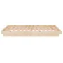 Solid wood bed frame 75x190 cm by vidaXL, Beds and slatted bases - Ref: Foro24-819932, Price: 75,09 €, Discount: %