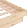 Bettgestell aus Massivholz 75x190 cm von vidaXL, Betten und Lattenroste - Ref: Foro24-819932, Preis: 101,42 €, Rabatt: %