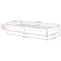 Bettgestell aus Massivholz 75x190 cm von vidaXL, Betten und Lattenroste - Ref: Foro24-819932, Preis: 101,42 €, Rabatt: %