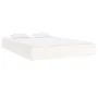 Estructura de cama madera maciza blanca 120x200 cm de vidaXL, Camas y somieres - Ref: Foro24-820048, Precio: 117,33 €, Descue...