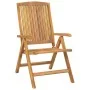 Reclining garden chairs and cushions 6 pcs solid teak wood by vidaXL, Garden chairs - Ref: Foro24-3196495, Price: 1,00 €, Dis...