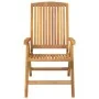 Reclining garden chairs and cushions 6 pcs solid teak wood by vidaXL, Garden chairs - Ref: Foro24-3196495, Price: 1,00 €, Dis...