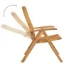 Reclining garden chairs and cushions 6 pcs solid teak wood by vidaXL, Garden chairs - Ref: Foro24-3196495, Price: 1,00 €, Dis...