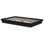 Black solid wood bed frame 120x190 cm by vidaXL, Beds and slatted bases - Ref: Foro24-819946, Price: 109,37 €, Discount: %