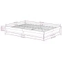 Estructura de cama madera maciza negra 120x190 cm de vidaXL, Camas y somieres - Ref: Foro24-819946, Precio: 109,37 €, Descuen...