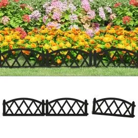 Garden edging 17 units PP black 10 m by vidaXL, Garden edging and edging - Ref: Foro24-318297, Price: 48,97 €, Discount: %