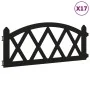 Garden edging 17 units PP black 10 m by vidaXL, Garden edging and edging - Ref: Foro24-318297, Price: 48,97 €, Discount: %