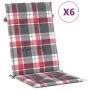 Reclining garden chairs and cushions 6 pcs solid teak wood by vidaXL, Garden chairs - Ref: Foro24-3196506, Price: 1,00 €, Dis...