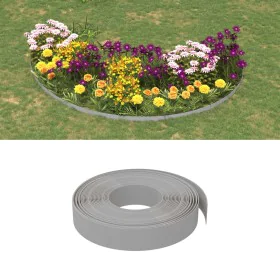 Garden edging 3 units gray polyethylene 10 m 10 cm by vidaXL, Garden edging and edging - Ref: Foro24-3155429, Price: 48,29 €,...