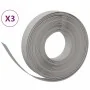 Garden edging 3 units gray polyethylene 10 m 10 cm by vidaXL, Garden edging and edging - Ref: Foro24-3155429, Price: 48,29 €,...