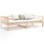 Sofá cama madera maciza de pino 80x200 cm de vidaXL, Camas y somieres - Ref: Foro24-814674, Precio: 121,65 €, Descuento: %