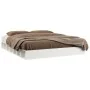 Estructura de cama de madera maciza blanco 150x200 cm de vidaXL, Camas y somieres - Ref: Foro24-820672, Precio: 111,48 €, Des...