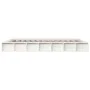 Estructura de cama de madera maciza blanco 150x200 cm de vidaXL, Camas y somieres - Ref: Foro24-820672, Precio: 111,48 €, Des...