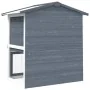 Rabbit cage with 3 gray wooden doors by vidaXL, Cages and habitats for small animals - Ref: Foro24-170837, Price: 134,81 €, D...