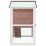 Rabbit cage with 3 brown wooden doors by vidaXL, Cages and habitats for small animals - Ref: Foro24-170838, Price: 118,82 €, ...