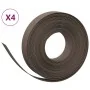 Garden edging 4 pcs brown polyethylene 10 m 10 cm by vidaXL, Garden edging and edging - Ref: Foro24-3155438, Price: 73,94 €, ...