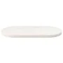 Ovale Tischplatte aus massivem weißem Kiefernholz, 60 x 30 x 2,5 cm von vidaXL, Tischplatten - Ref: Foro24-824341, Preis: 26,...