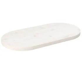 Oval table top solid white pine wood 70x35x2.5 cm by vidaXL, Table tops - Ref: Foro24-824346, Price: 32,75 €, Discount: %