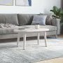 Ovale Tischplatte aus massivem weißem Kiefernholz, 70 x 35 x 2,5 cm von vidaXL, Tischplatten - Ref: Foro24-824346, Preis: 32,...
