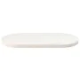 Ovale Tischplatte aus massivem weißem Kiefernholz, 70 x 35 x 2,5 cm von vidaXL, Tischplatten - Ref: Foro24-824346, Preis: 32,...