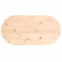 Ovale Tischplatte aus massivem Kiefernholz 80x40x2,5 cm von vidaXL, Tischplatten - Ref: Foro24-824350, Preis: 35,92 €, Rabatt: %