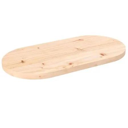 Oval table top solid pine wood 70x35x2.5 cm by vidaXL, Table tops - Ref: Foro24-824345, Price: 29,48 €, Discount: %