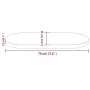 Oval table top solid pine wood 70x35x2.5 cm by vidaXL, Table tops - Ref: Foro24-824345, Price: 29,48 €, Discount: %