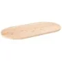 Oval table top solid pine wood 90x45x2.5 cm by vidaXL, Table tops - Ref: Foro24-824355, Price: 45,64 €, Discount: %