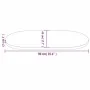 Oval table top solid pine wood 90x45x2.5 cm by vidaXL, Table tops - Ref: Foro24-824355, Price: 45,64 €, Discount: %