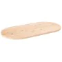 Ovale Tischplatte aus massivem Kiefernholz 110x55x2,5 cm von vidaXL, Tischplatten - Ref: Foro24-824365, Preis: 67,45 €, Rabat...