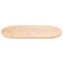 Ovale Tischplatte aus massivem Kiefernholz 110x55x2,5 cm von vidaXL, Tischplatten - Ref: Foro24-824365, Preis: 67,45 €, Rabat...