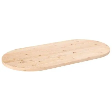Oval table top solid pine wood 100x50x2.5 cm by vidaXL, Table tops - Ref: Foro24-824360, Price: 55,12 €, Discount: %
