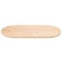 Oval table top solid pine wood 100x50x2.5 cm by vidaXL, Table tops - Ref: Foro24-824360, Price: 55,12 €, Discount: %