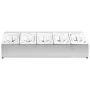 Gastronorm tray support with 5 1/6 stainless steel trays by vidaXL, Kitchen utensil containers - Ref: Foro24-51222, Price: 96...