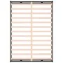 Black solid wood bed frame 140x200 cm by vidaXL, Beds and slatted bases - Ref: Foro24-820800, Price: 114,55 €, Discount: %
