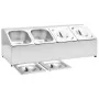 Gastronorm-Tablettträger mit 4 1/6 Edelstahltabletts von vidaXL, Behälter für Küchenutensilien - Ref: Foro24-51221, Preis: 89...