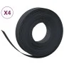 Garden edging 4 units black polyethylene 10 m 10 cm by vidaXL, Garden edging and edging - Ref: Foro24-3155434, Price: 69,67 €...