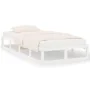 Estructura de cama madera maciza blanca 100x200 cm de vidaXL, Camas y somieres - Ref: Foro24-820787, Precio: 91,68 €, Descuen...