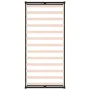 Black solid wood bed frame 90x200 cm by vidaXL, Beds and slatted bases - Ref: Foro24-820785, Price: 102,67 €, Discount: %