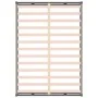 Estructura de cama de madera maciza gris 150x200 cm de vidaXL, Camas y somieres - Ref: Foro24-820803, Precio: 122,40 €, Descu...